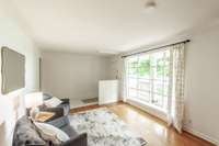 Gorgeous views of the lake from this sitting room!