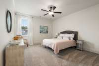 This level features two spacious bedrooms, each with its own private en suite, offering comfort and privacy for family or guests.