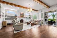 Built in 2021, this home showcases 6-inch European White Oak hardwoods, complemented by custom lighting and high-end finishes throughout.