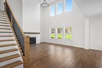 Photos are of a previously constructed Leighland. Actual finishings will vary.