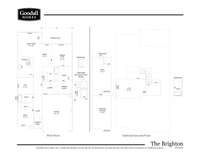 Brighton Floorplan Layout - Brighton Home on Site 297 will include the optional 2nd floor loft and 3rd full bath