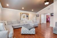 Another view of your bonus room with crown molding & hardwood flooring. 532 Johnstown Dr. Smyrna, TN 37167