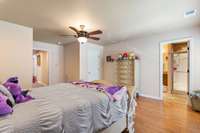 Another view of the third bedroom with ceiling fan & private bathroom. 532 Johnstown Dr. Smyrna, TN 37167