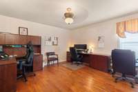 Your fourth bedroom is being used as a home office & comes with a window & hardwood floors. 532 Johnstown Dr. Smyrna, TN 37167