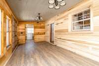 Another view of the Dining Room, with a peek into the Laundry Room