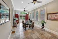 This craft space can also serve as an optional 3rd garage with retractable doors.