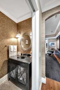 Upstairs power room