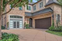 There is an oversized two-car garage, with an optional third car garage space, and guest parking.