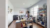 Office right off Entrance, great if you need entrance for clients without use of your entire home and family,