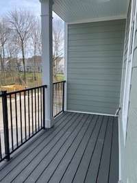 Spacious covered porch