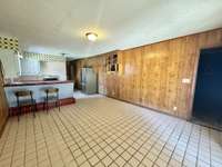 2685 Lick Creek: Downstairs Living and Kitchen area
