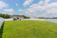 Huge Rear Yard