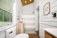 Shower in Bathroom.