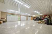3 Garage doors.