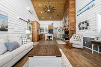 Vire of Living Room and Kitchen.