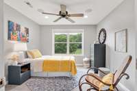 one of the 2 additional bedrooms on the 3rd level