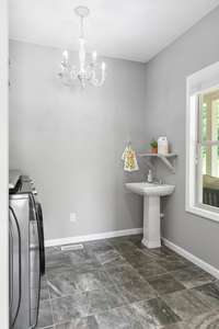So much space in this laundry room.