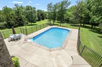 Just stunning! Your own private and secluded oasis in the woods.