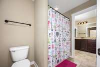 Jack n Jill bath upstairs.