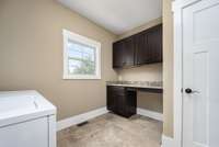 There's also a folding counter and electrical outlets for ironing.