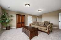 Upstairs bonus room.