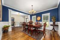 A beautiful formal dining room for all your entertaining needs.