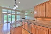 View toward the nice sliding door to the rear covered porch