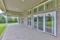 Huge covered back porch almost 600 sq ft!!