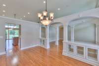 Another view of the formal dining room