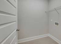 Laundry room on first level