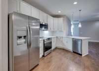 Open kitchen layout