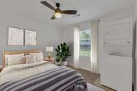 Photos are of 7206 Melrose Pl. Virtual Staging.