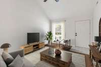 Photos are of 7206 Melrose Pl. Virtual Staging.