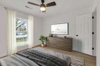 Photos are of 7206 Melrose Pl. Virtual Staging.