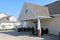 Covered patio when you need a break from the sun
