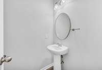Half bath on main floor