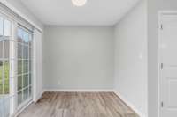 Sliding door to patio