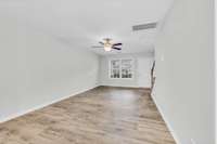 Lots of wall space for furniture placement