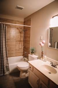 Remodeled  full bathroom