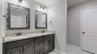 2nd Master Bath Double Vanities
