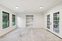 Office area off Theater Room - Basement