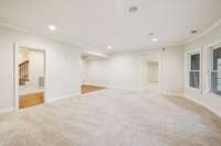 Main Room off the hallway in the Basement