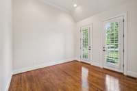 Front office - to the right when you walk in the front door.