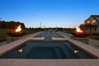 Imagine hosting guests one evening in this dramatic, yet welcoming setting