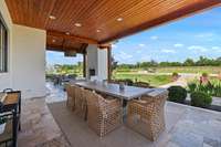 Plenty of room to host family and friends under the covered patio