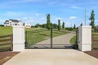 Gated entry-the yard is fully fenced