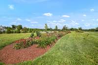 The owners did extensive landscaping when they built the home