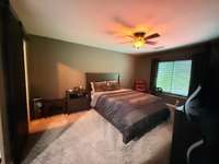 Primary Bedroom Suite upstairs; carpet floor coverings