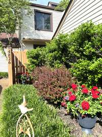 Landscaping at front door