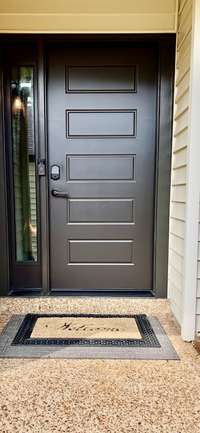 New Front door with key pad